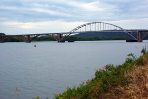 Arkansas River Bridge Ozark Arkansas