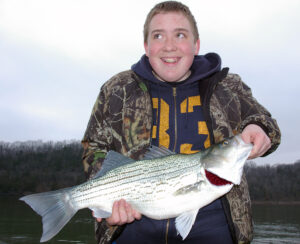 Young Hybrid Striper Angler 001